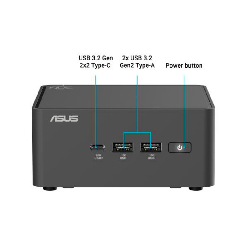 Barebone ASUS NUC 15 Pro, Intel Core 3 100U 1.2 / 4.7GHz/6C/8T/10MB Smart Cache