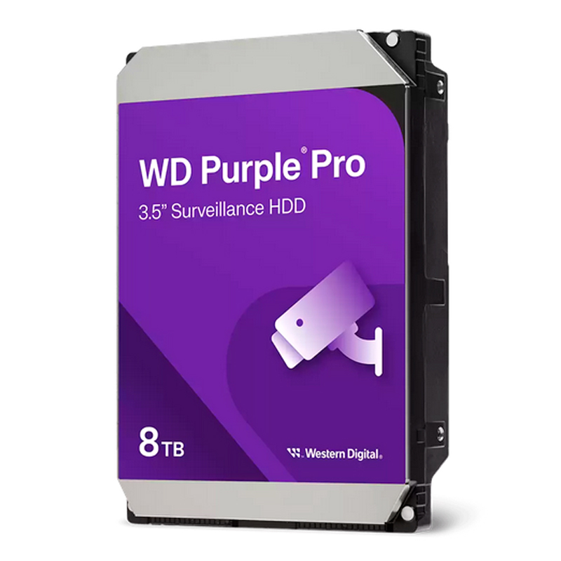 Disco duro Western Digital Purple Pro, 8 TB, SATA, 256MB Cache, 7200RPM, 3.5"
