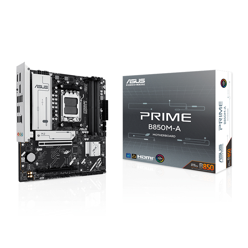 Motherboard ASUS Prime B850M-A, AMD B850, AM5, DDR5, PCIe 5.0, mATX