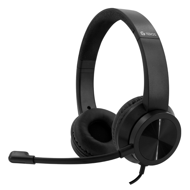 Audífono alámbrico TEROS TE-8037N, USB