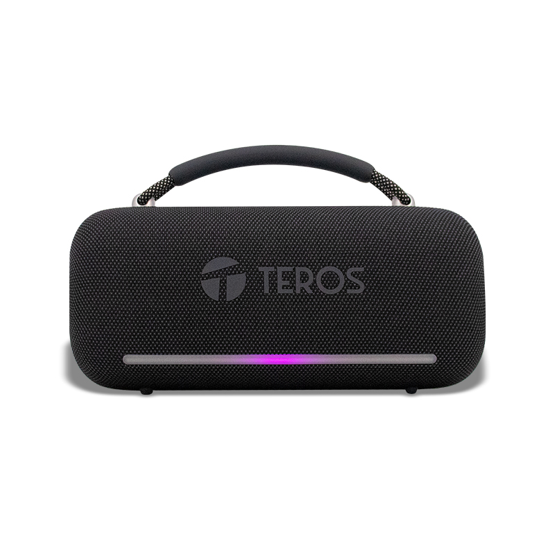 Parlante inalámbrico TEROS VIBE VB-6049BLK, BT 5.3, 60W, 4000mAh, USB, Luces RGB