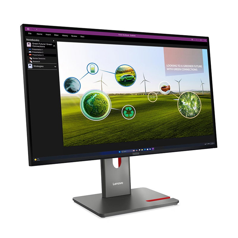 Monitor Plano Lenovo Thinkvision P27Q-40, 27" 2K QHD FAST IPS, HDMI, DP, USB