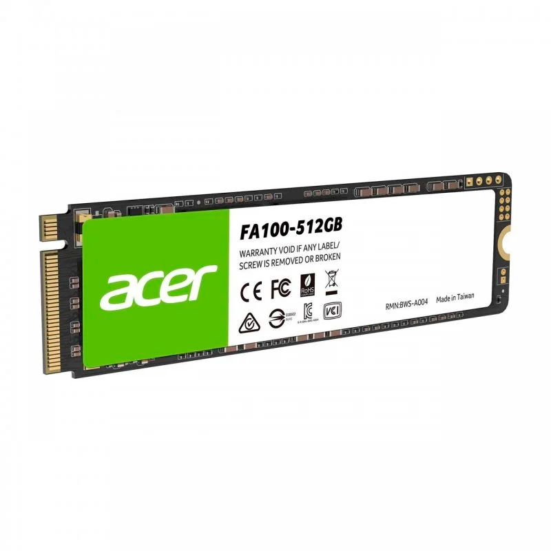 Unidad en Estado Solido (SSD) Acer FA100 512GB M.2 PCIe NVMe