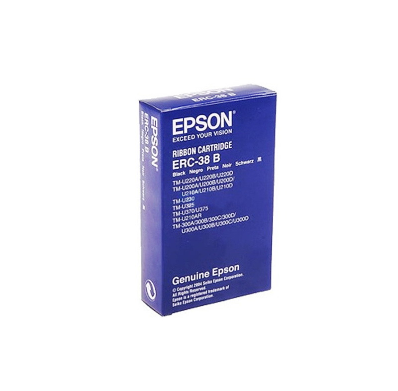 Epson Ribbon Cartridge Cinta de Impresión para TM-U220A, Color Negro - Presentación en Caja