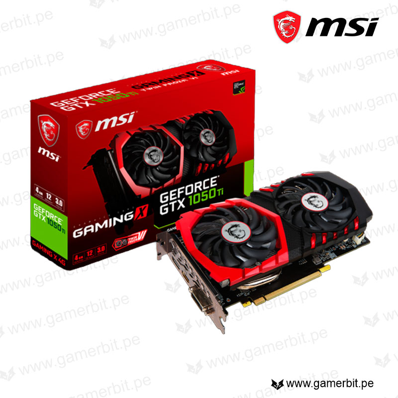 VIDEO GEFORCE GTX 1050TI MSI GAMING X