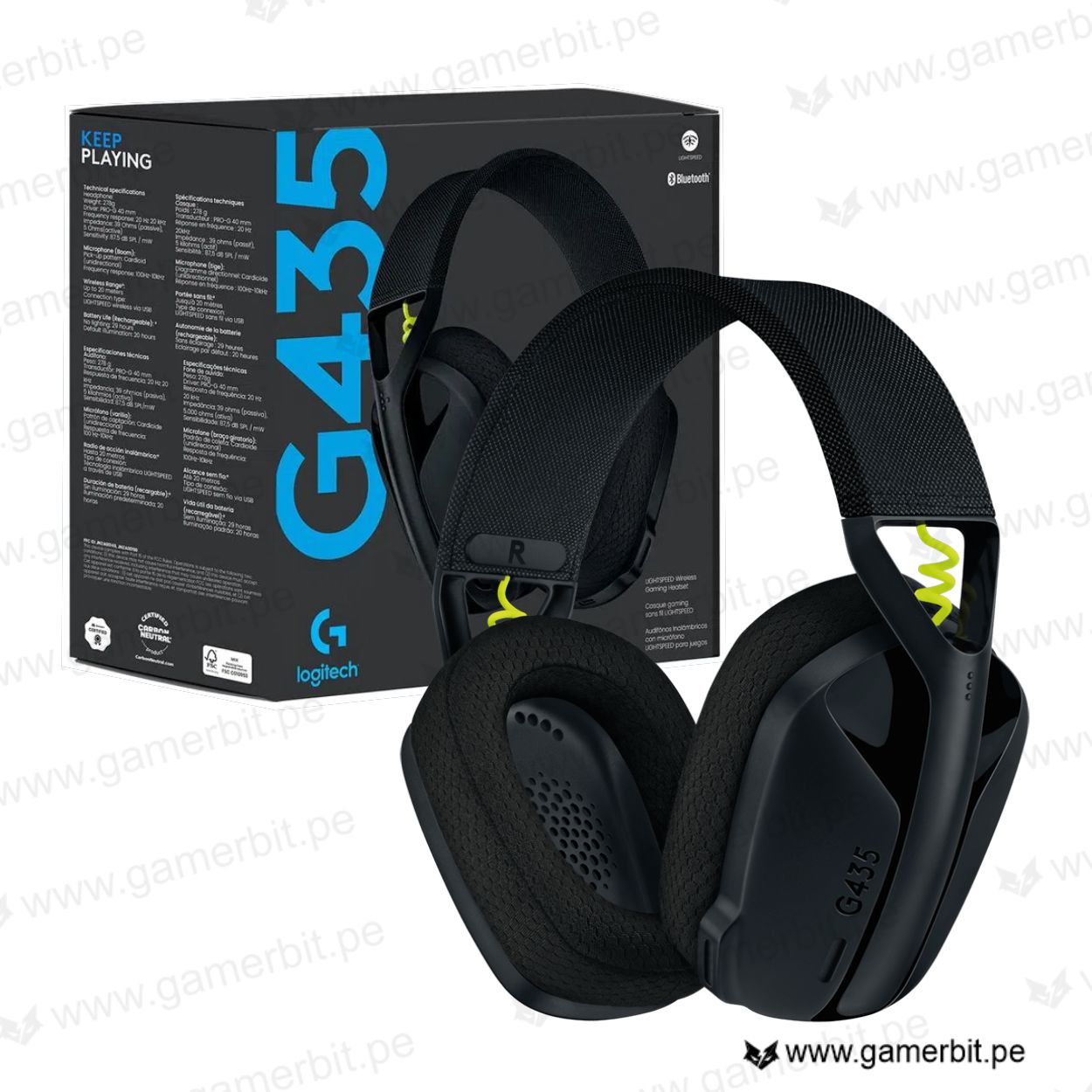 Audifono Gaming Logitech G G435 Lightspeed Wireless