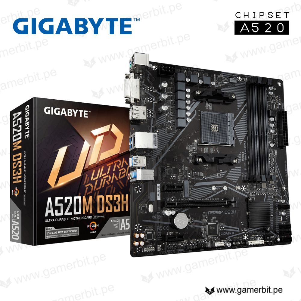 GIGABYTE A520M DS3H